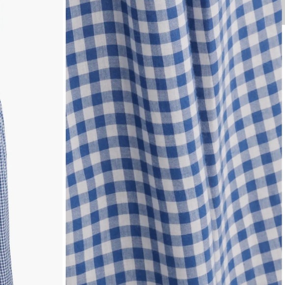 NWT Doen Emmaretta Blue Gingham XS - Picture 3 of 8